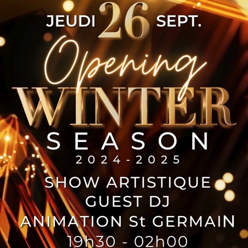 Opening Winter Season 2024-2025